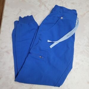 FIGS Zamora Jogger Scrub Pants Royal Blue Women’s Size XS/P